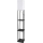 Brilagi - GRADUS lattiavalaisin hyllyillä 1xE27/40W/230V 150 cm musta/valkoinen