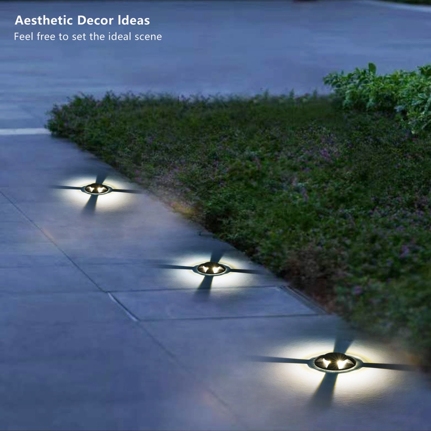 Brilagi - GROUNDRAY LED ajettava ulkovalaisin LED/1W/230V musta IP67