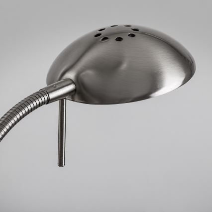 Brilagi - Himennettävä lattiavalaisin SCARLETT 1xR7s/230W/230V + 1xG9/40W mattakromi