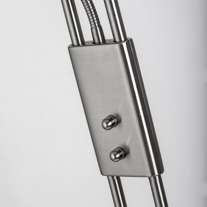 Brilagi - Himennettävä lattiavalaisin SCARLETT 1xR7s/230W/230V + 1xG9/40W mattakromi