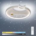 Brilagi - Himennettävä LED-kattovalaisin ASTRO LED/20W/230V halkaisija 50 cm 3000–6000K astronautti + kaukosäädin
