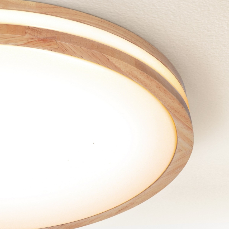 Brilagi - LED-himmennettävä kattovalaisin MOLINA LED/60W/230V 3000-6500K tammi, halkaisija 58 cm + kaukosäädin