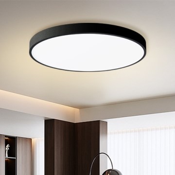 Brilagi - himmennettävä kattovalaisin POOL SMART LED/100W/230V 3000-6000K halkaisija 80 cm Wi-Fi Tuya musta + kaukosäädin