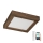 Brilagi - Himmennettävä kylpyhuoneen LED-kattovalaisin WOODY FRAME LED/24W/230V tammi 30x30 cm 3000-6000K IP44 + kauko-ohjaus