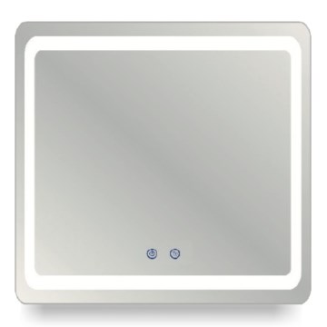 Brilagi - himmennettävä, lämmitetty LED-kylpyhuonepeili taustavalaistuksella BELLA LED/16W/230V 60x60 cm 3000/4000/6500K IP44