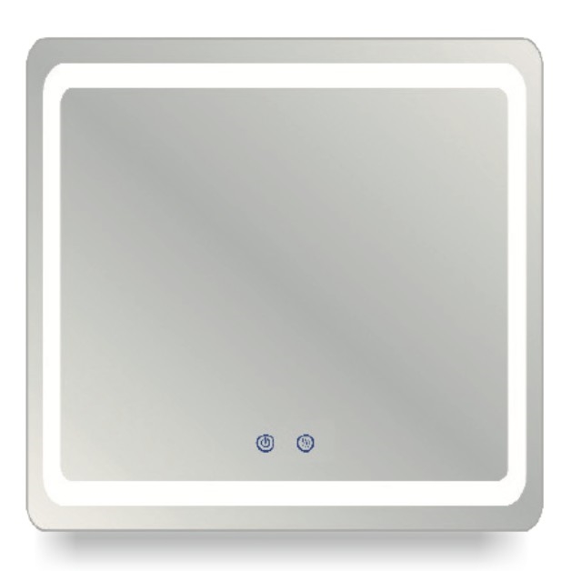 Brilagi - himmennettävä, lämmitetty LED-kylpyhuonepeili taustavalaistuksella BELLA LED/16W/230V 60x60 cm 3000/4000/6500K IP44