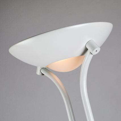 Brilagi - Himmennettävä lattiavalaisin SCARLETT 1xR7s/230W/230V + 1xG9/40W valkoinen