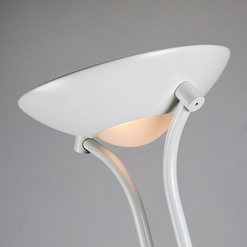 Brilagi - Himmennettävä lattiavalaisin SCARLETT 1xR7s/230W/230V + 1xG9/40W valkoinen