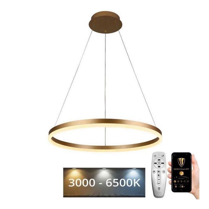 Brilagi - Himmennettävä LED-kattokruunu johdossa CIRCLE LED/42W/230V 3000-6500K + kauko-ohjaus