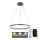 Brilagi - Himmennettävä LED-kattokruunu johdossa CIRCLE LED/42W/230V 3000-6500K ruskea + kauko-ohjaus