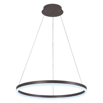 Brilagi - Himmennettävä LED-kattokruunu johdossa CIRCLE LED/42W/230V 3000-6500K ruskea + kauko-ohjaus