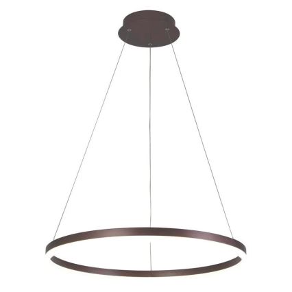 Brilagi - Himmennettävä LED-kattokruunu johdossa CIRCLE LED/42W/230V 3000-6500K ruskea + kauko-ohjaus