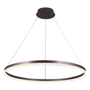 Brilagi - Himmennettävä LED-kattokruunu johdossa CIRCLE LED/55W/230V 3000-6500K ruskea + kauko-ohjaus