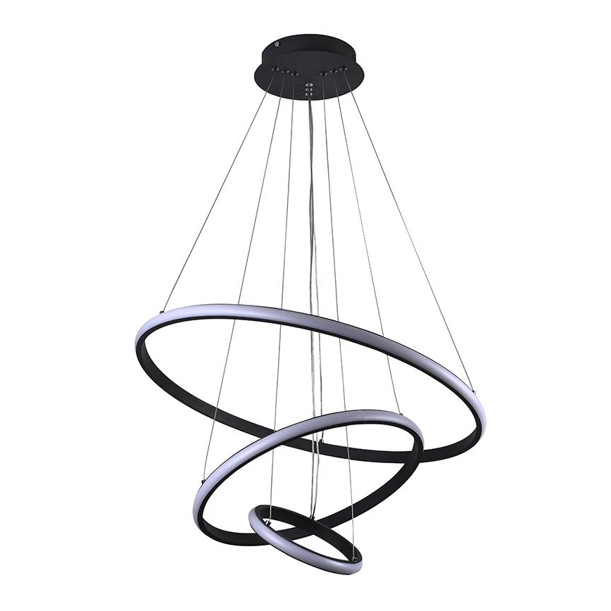 Brilagi - Himmennettävä LED-kattokruunu johdossa CIRCLE LED/90W/230V 3000-6500K + kauko-ohjaus