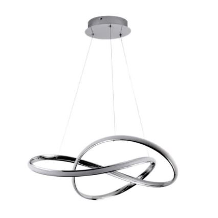 Brilagi - Himmennettävä LED-kattokruunu johdossa COSMOWAVE LED/70W/230V kromi + kauko-ohjaus