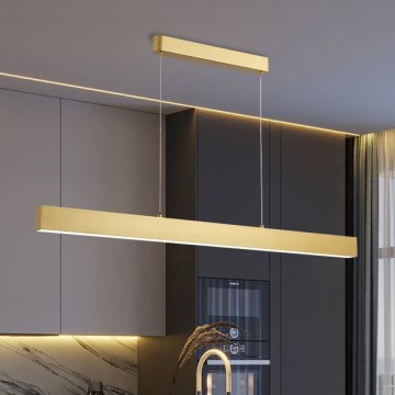 Brilagi - Himmennettävä LED-kattokruunu johdossa SLEEKLINE SMART LED/40W/230V 3000-6000K Wi-Fi Tuya kulta + kauko-ohjaus