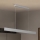 Brilagi - Himmennettävä LED-kattokruunu johdossa SLIMLINE LED/40W/230V 3000-6000K hopea + kauko-ohjaus