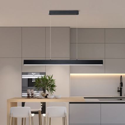 Brilagi - Himmennettävä LED-kattokruunu johdossa SLEEKLINE SMART LED/40W/230V 3000-6000K Wi-Fi Tuya musta + kauko-ohjaus