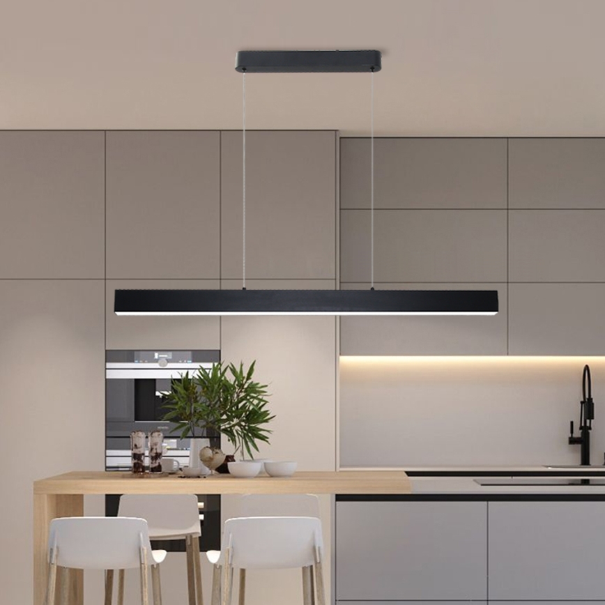 Brilagi - Himmennettävä LED-kattokruunu johdossa SLEEKLINE SMART LED/40W/230V 3000-6000K Wi-Fi Tuya musta + kauko-ohjaus