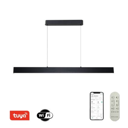 Brilagi - Himmennettävä LED-kattokruunu johdossa SLEEKLINE SMART LED/40W/230V 3000-6000K Wi-Fi Tuya musta + kauko-ohjaus