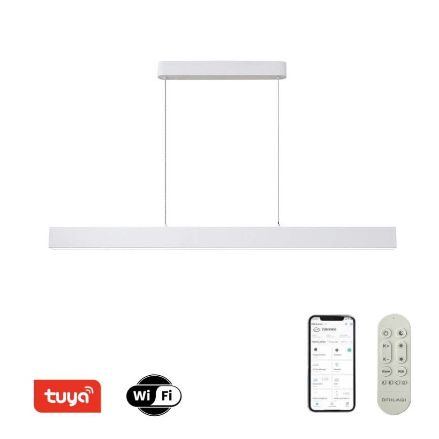 Brilagi - Himmennettävä LED-kattokruunu johdossa SLEEKLINE SMART LED/40W/230V 3000-6000K Wi-Fi Tuya valkoinen + kauko-ohjaus
