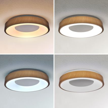 Brilagi - Himmennettävä LED-kattovalaisin DORIA LED/48W/230V 3000-6500K halkaisija 39 cm + kauko-ohjaus