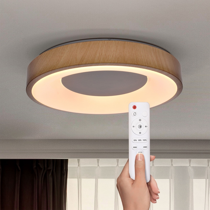 Brilagi - Himmennettävä LED-kattovalaisin DORIA LED/48W/230V 3000-6500K halkaisija 39 cm + kauko-ohjaus