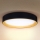 Brilagi - Himmennettävä LED-kattovalaisin LARIOS LED/48W/230V 3000-6500K ø 39 cm musta + kauko-ohjaus