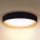 Brilagi - Himmennettävä LED-kattovalaisin LARIOS LED/60W/230V 3000-6500K ø 49 cm musta + kauko-ohjaus