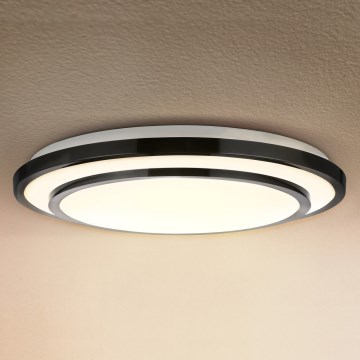 Brilagi - Himmennettävä LED-kattovalaisin LUCIANO LED/48W/230V 3000-6500K ø 39 cm musta + kauko-ohjaus