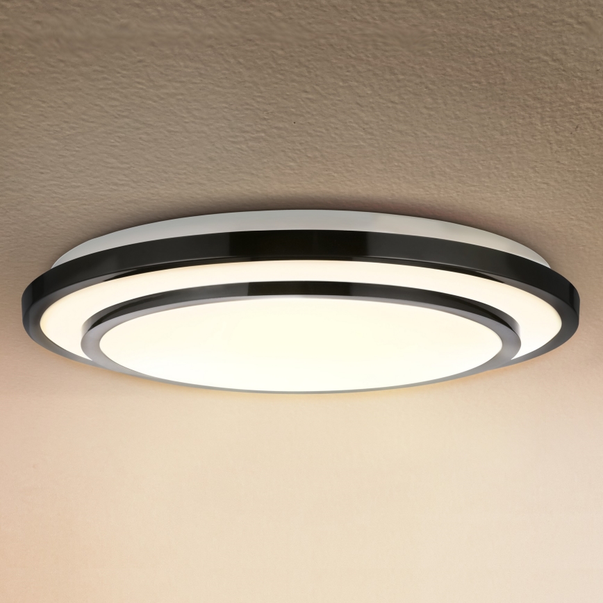 Brilagi - Himmennettävä LED-kattovalaisin LUCIANO LED/48W/230V 3000-6500K ø 39 cm musta + kauko-ohjaus