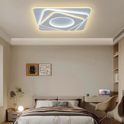 Brilagi - Himmennettävä LED-kattovalaisin MODERN LED/100W/230V 2700-6500K + kauko-ohjaus