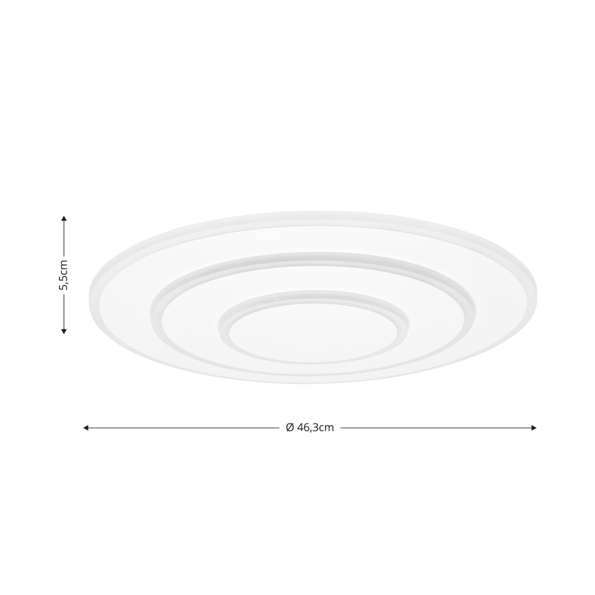 Brilagi - LED himmennettävä kattovalaisin MODERN LED/58W/230V 2700-6500K halkaisija 46,3 cm + kaukosäädin