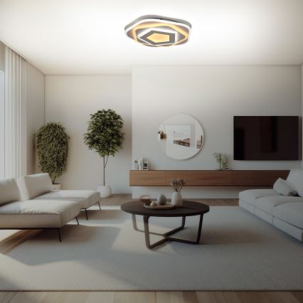 Brilagi - LED himmennettävä kattovalaisin MODERN LED/64W/230V 2700-6500K Ø 40 cm + kaukosäädin