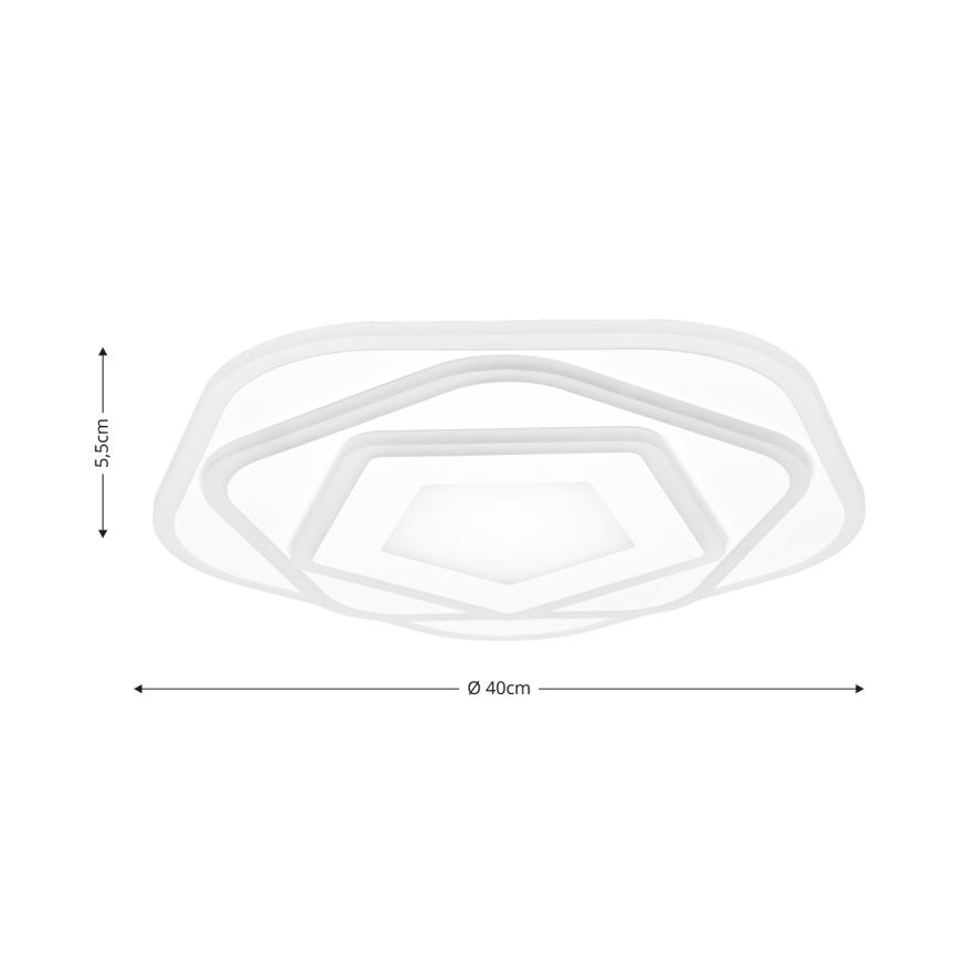 Brilagi - LED himmennettävä kattovalaisin MODERN LED/64W/230V 2700-6500K Ø 40 cm + kaukosäädin