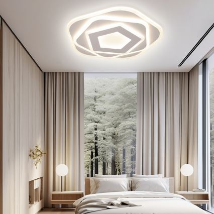 Brilagi - Himmennettävä LED-kattovalaisin MODERN LED/64W/230V 2700-6500K + kauko-ohjaus