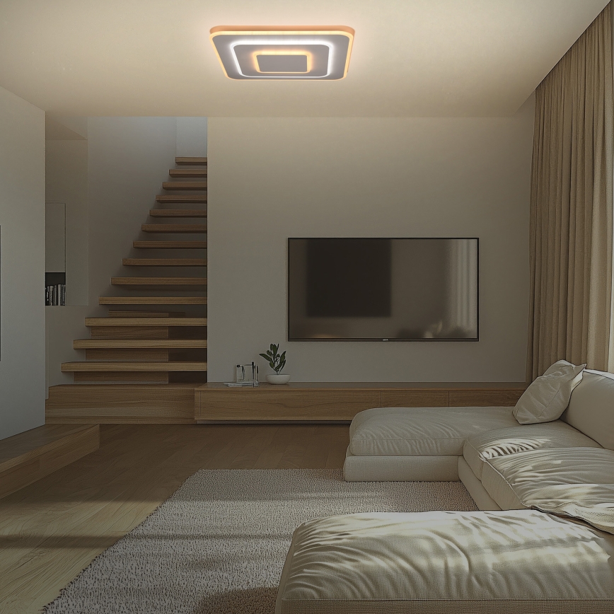 Brilagi - LED himmennettävä kattovalaisin MODERN LED/72W/230V 2700-6500K 46,6x46,6 cm + kaukosäädin