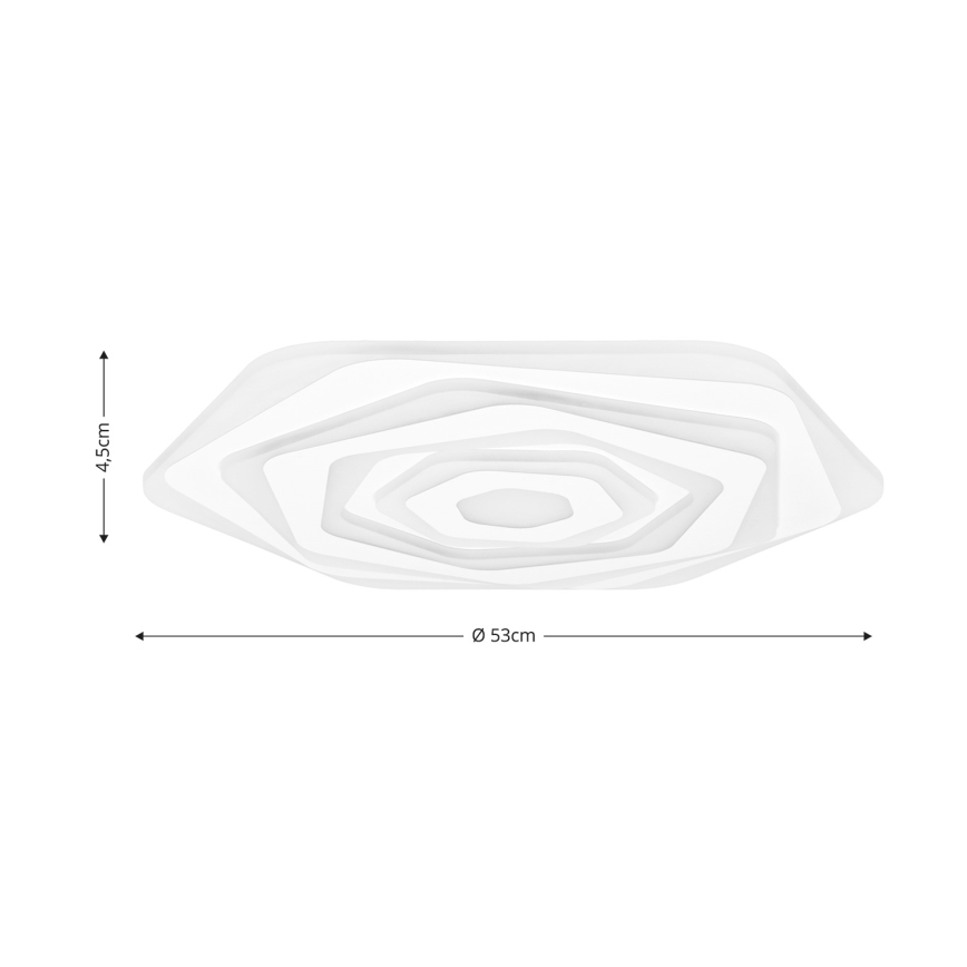 Brilagi - Himmennettävä LED-kattovalaisin MODERN LED/85W/230V 2700-6500K halkaisija 53 cm + kauko-ohjaus