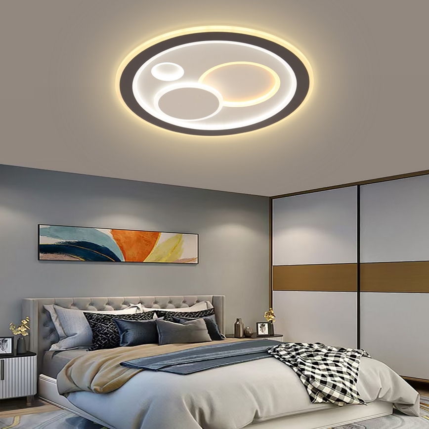 Brilagi - Himmennettävä LED-kattovalaisin MODERN LED/89W/230V 2700-6500K + kauko-ohjaus