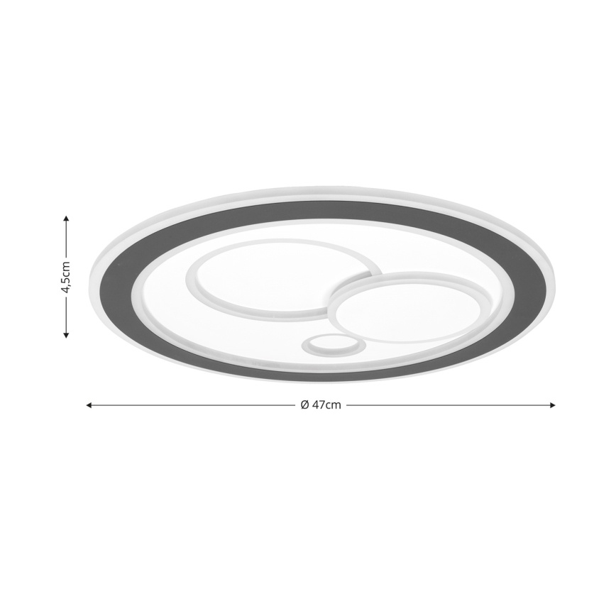 Brilagi - Himmennettävä LED-kattovalaisin MODERN LED/89W/230V 2700-6500K halkaisija 47 cm + kauko-ohjaus