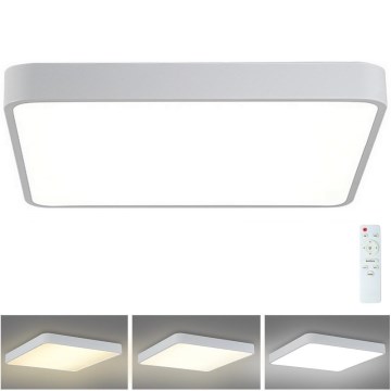 Brilagi - Himmennettävä LED-kattovalaisin POOL LED/48W/230V 3000-6000K 50x50 cm valkoinen + kauko-ohjaus