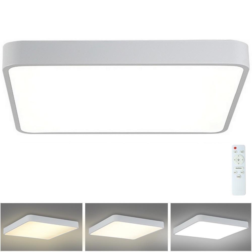 Brilagi - Himmennettävä LED-kattovalaisin POOL LED/48W/230V 3000-6000K 50x50 cm valkoinen + kauko-ohjaus