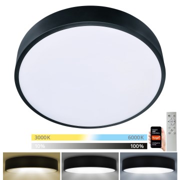 Brilagi - Himmennettävä LED-kattovalaisin POOL SMART LED/48W/230V 40 cm 3000-6000K Wi-Fi Tuya + kauko-ohjaus musta