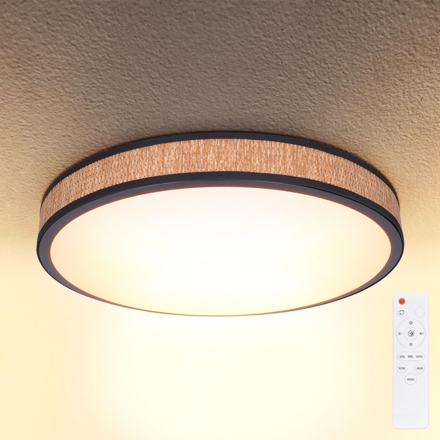 Brilagi - Himmennettävä LED-kattovalaisin ROSA LED/48W/230V 3000-6500K halkaisija 38 cm + kauko-ohjaus