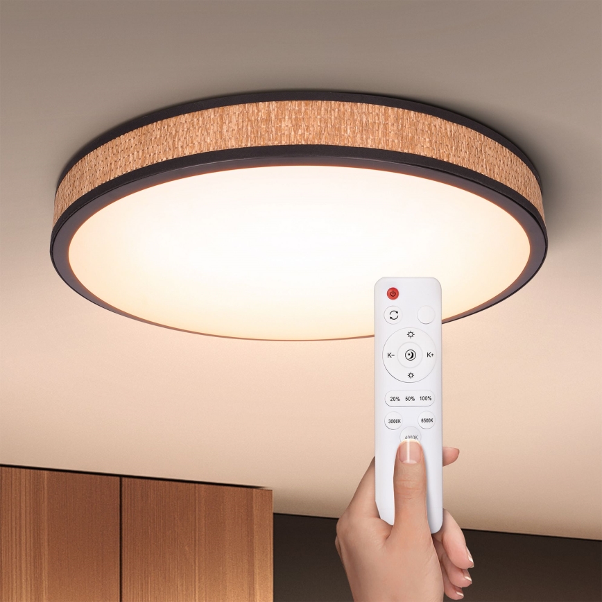 Brilagi - Himmennettävä LED-kattovalaisin ROSA LED/48W/230V 3000-6500K halkaisija 38 cm + kauko-ohjaus