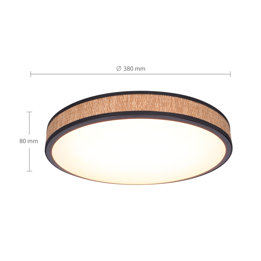 Brilagi - Himmennettävä LED-kattovalaisin ROSA LED/48W/230V 3000-6500K halkaisija 38 cm + kauko-ohjaus