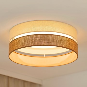 Brilagi - Himmennettävä LED-kattovalaisin ROYAL YUTE LED/24W/230V halkaisija 45 cm 3000/4000/6500K beige/kerma  + kauko-ohjaus