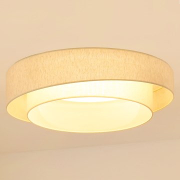 Brilagi - Himmennettävä LED-kattovalaisin SHINE LED/24W/230V 3000/4000/6500K kerma + kauko-ohjaus