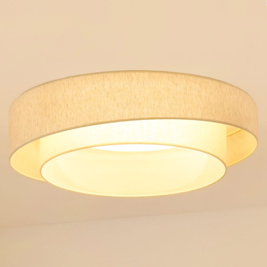 Brilagi - Himmennettävä LED-kattovalaisin SHINE LED/24W/230V 3000/4000/6500K kerma + kauko-ohjaus