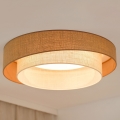 Brilagi - Himmennettävä LED-kattovalaisin SHINE LED/24W/230V halkaisija 60 cm 3000/4000/6500K beige/kerma + kauko-ohjaus